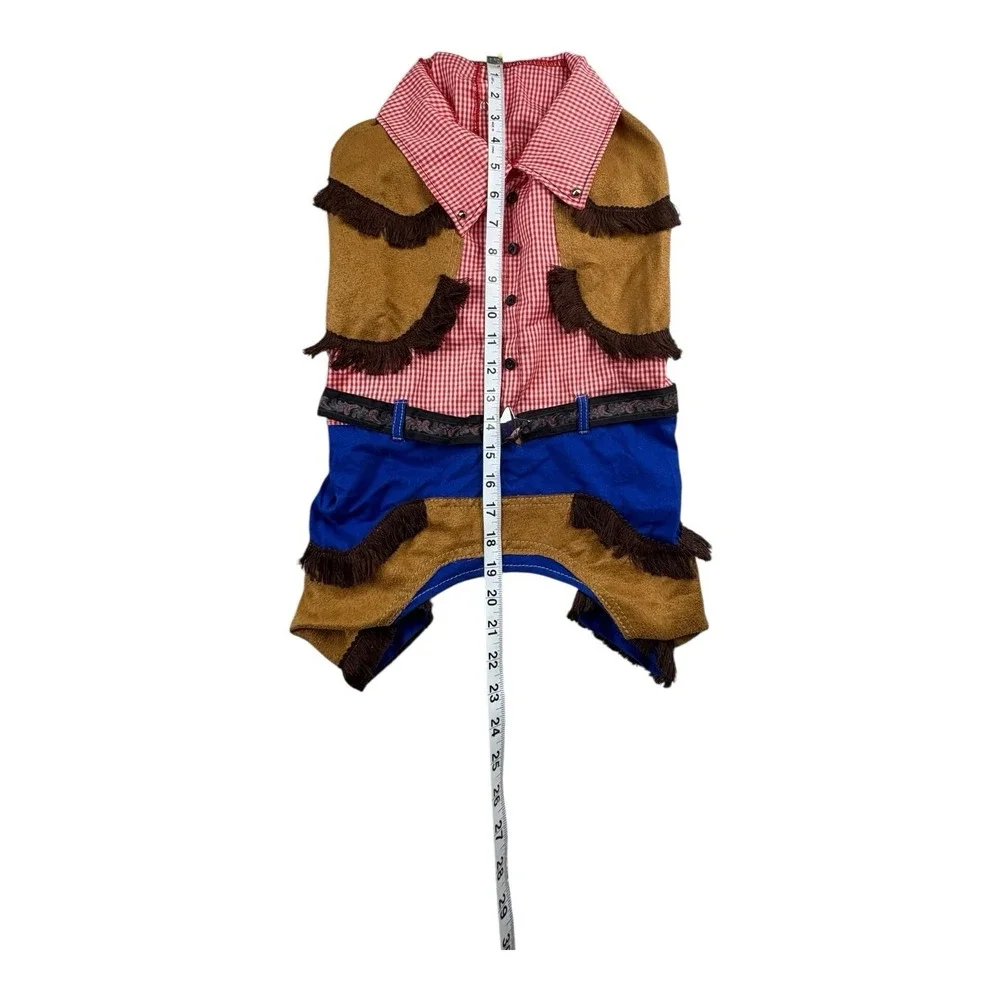 PamPet Pet Fashions Size 6 Cowboy Dog Costume‎ Western Outfit